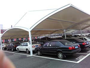 鋼膜結構車棚特點，怪不得越來越多人選擇！(圖文)