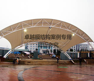 江西蓮花縣蓮花廣場舞臺(tái)膜結(jié)構(gòu)