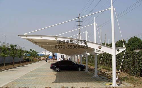 洛陽(yáng)偃師檢察院膜結(jié)構(gòu)車棚