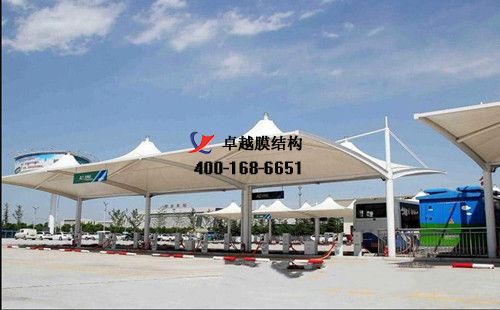 恩施膜結(jié)構(gòu)充電站樁車棚【恩施州運(yùn)通旅游客運(yùn)有限公司等】工程設(shè)計施工案例