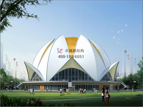 榆林網(wǎng)球場膜結構罩棚設計施工安裝【案例圖片】 　　