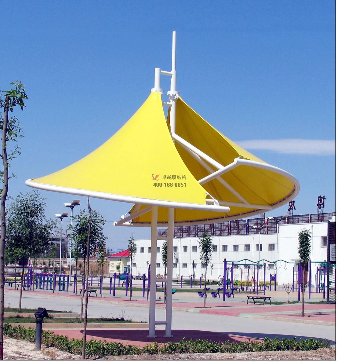 鄂州景觀張拉膜結構遮陽棚【生產(chǎn)廠家】