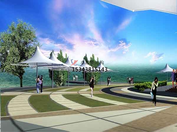 來賓<font color='red'>張拉膜結(jié)構(gòu)</font>景觀設(shè)計施工【案例圖片】