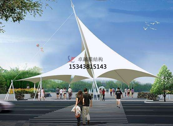 黑河張拉膜景觀(guān)【設(shè)計(jì)施工】