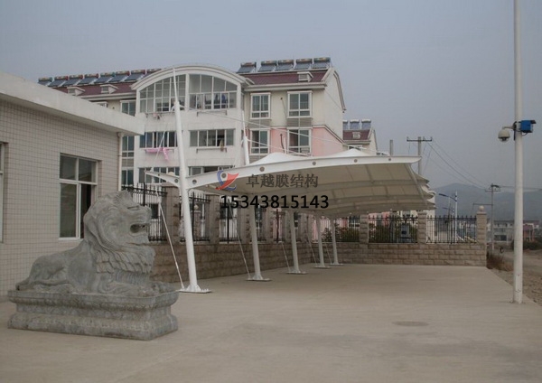 玉樹市膜結(jié)構雨棚工程設計施工案例