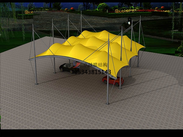 石家莊膜結構充電站雨棚【膜結構車棚廠家】