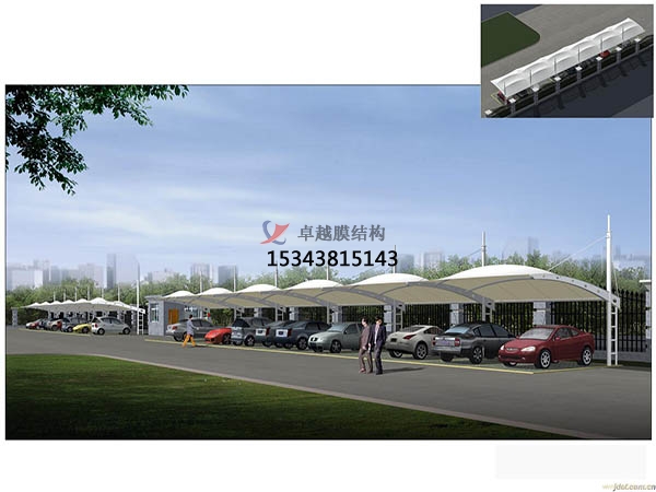羅山<font color='red'>膜結(jié)構車棚</font>【生產(chǎn)設計】
