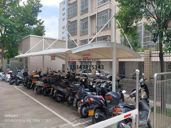 公安膜結(jié)構停車棚【設計生產(chǎn)安裝】