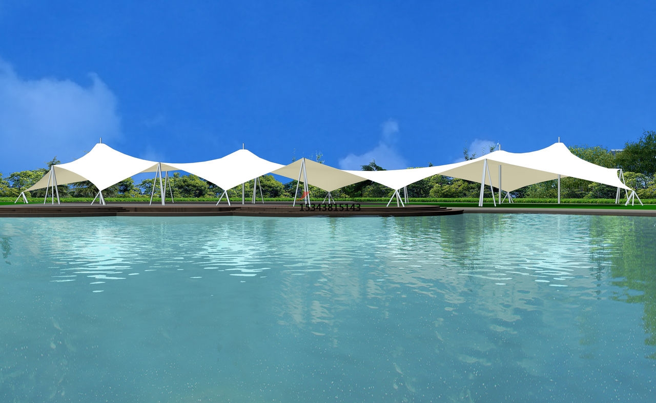 長治膜結構游樂場/水上樂園/造浪池/游泳池/兒童樂園遮陽棚廠家【膜結構施工】