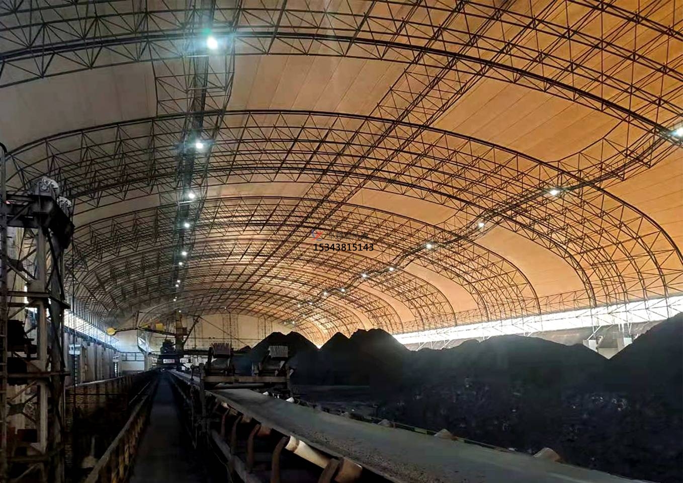 【膜結(jié)構(gòu)煤棚】煤炭儲(chǔ)存的綠色革命