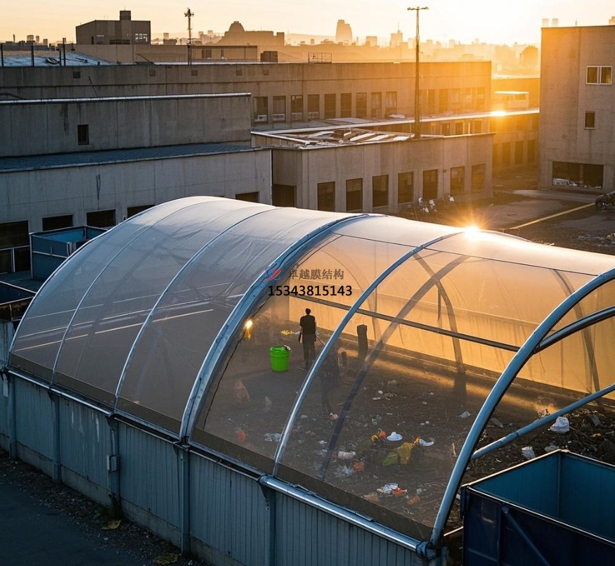 宣城膜結構公司【垃圾中轉站罩棚】宣城膜結構廠家