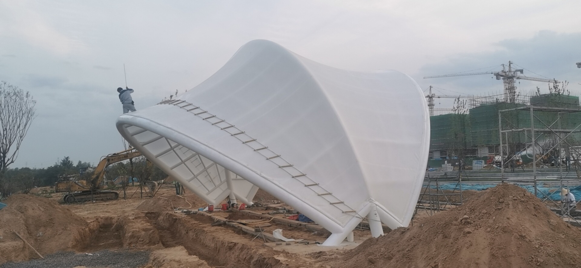 游樂場舞臺(tái)遮陽棚