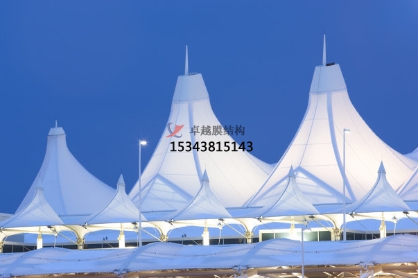 濰坊膜結(jié)構(gòu)地下車(chē)庫(kù)入口【施工案例】